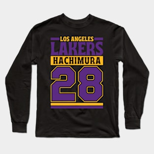 Los Angeles Lakers Hachimura 28 Limited Edition Long Sleeve T-Shirt